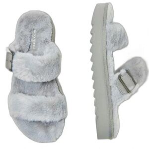 Koolaburra by Ugg Furrah Faux Fur Slip On Sandals